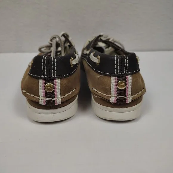 Margaritaville Leather Boat Shoes Womens sz 6 - Picture 5 of 11